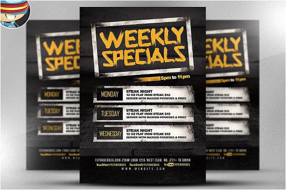 free psd club events or bottle service specials