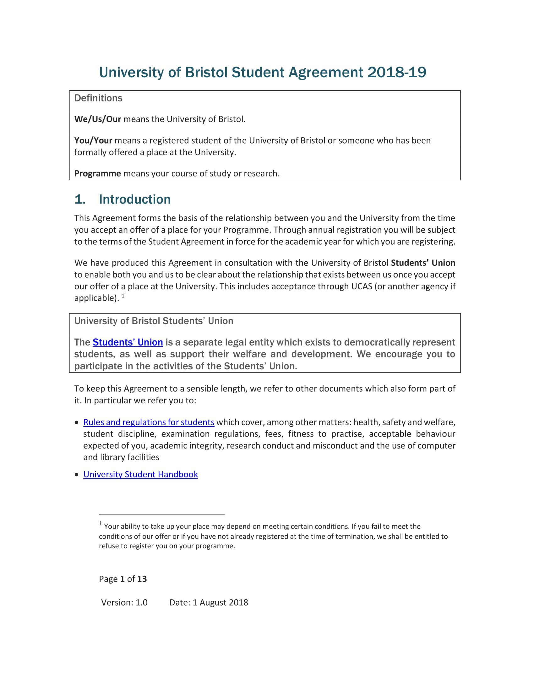 student attendance contract template examples