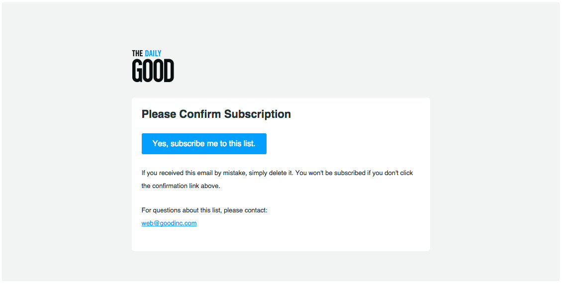 subscription confirmation email tips