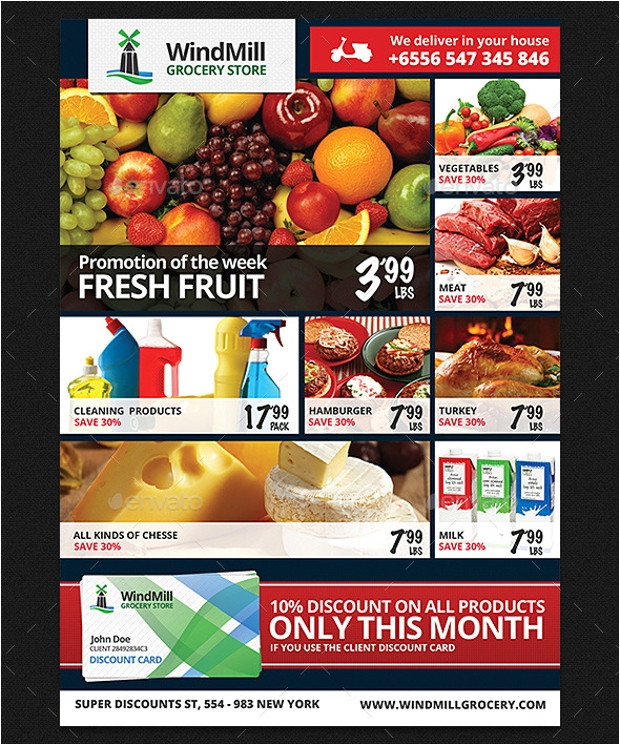 grocery flyer