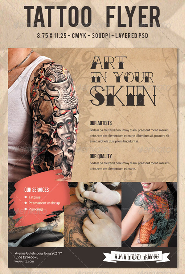 tattoo flyer