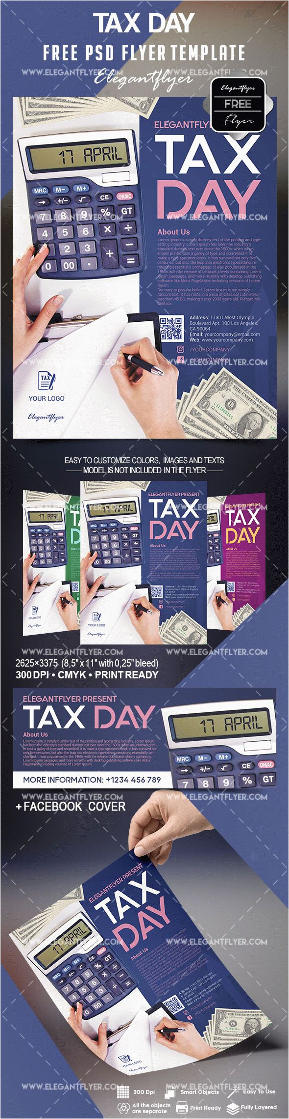 free tax day flyer template
