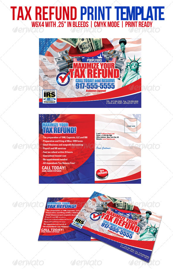 Tax Preparation Flyers Templates Tax Refund by Psdflyers Graphicriver