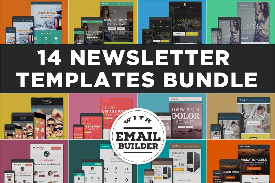 bundle of 10 email newsletters