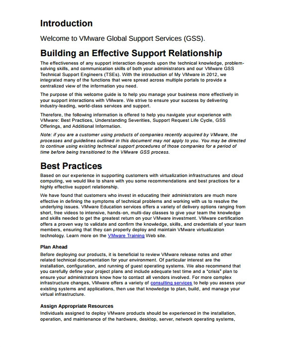 Tech Support Contract Template It Support Contract Template 9 Download Documents In