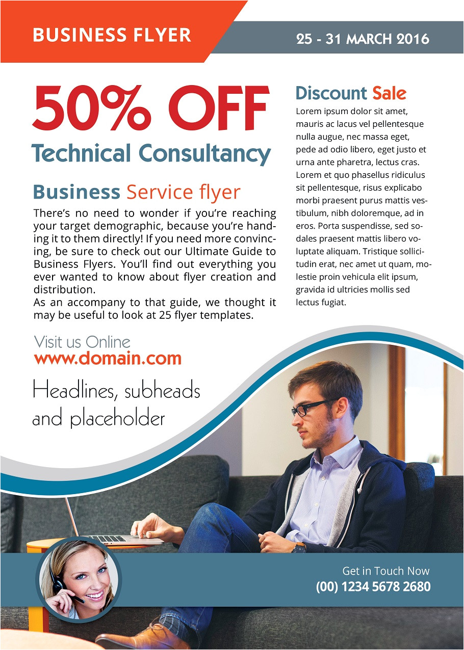Templates for Advertising Flyers Advertising Flyer Template Photoshop Version Free