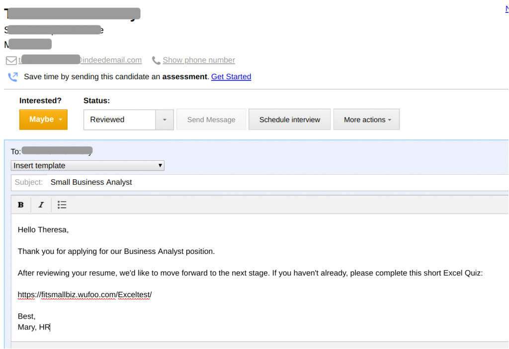 Test Email Template Online Free Free Excel Test How to Test Hire the Right Candidate