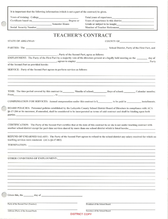 sample contract for sex educator