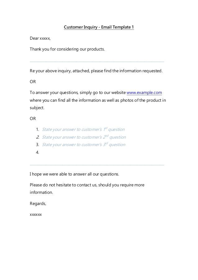Thank You Email Template to Customer Email Templates Customer Service