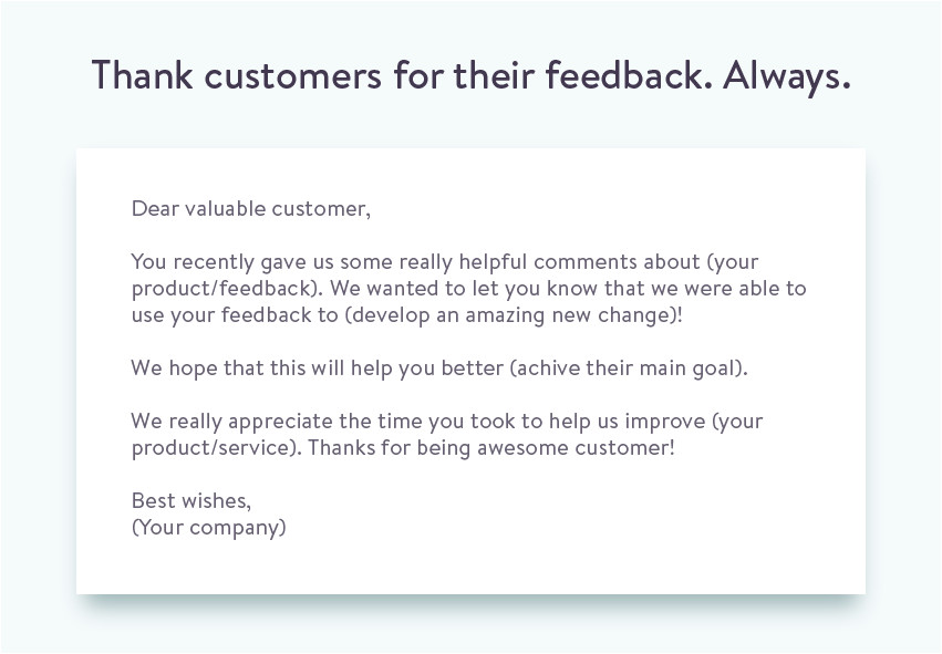 Thank You for Your Feedback Email Template the Proper Way to ask for Customer Feedback