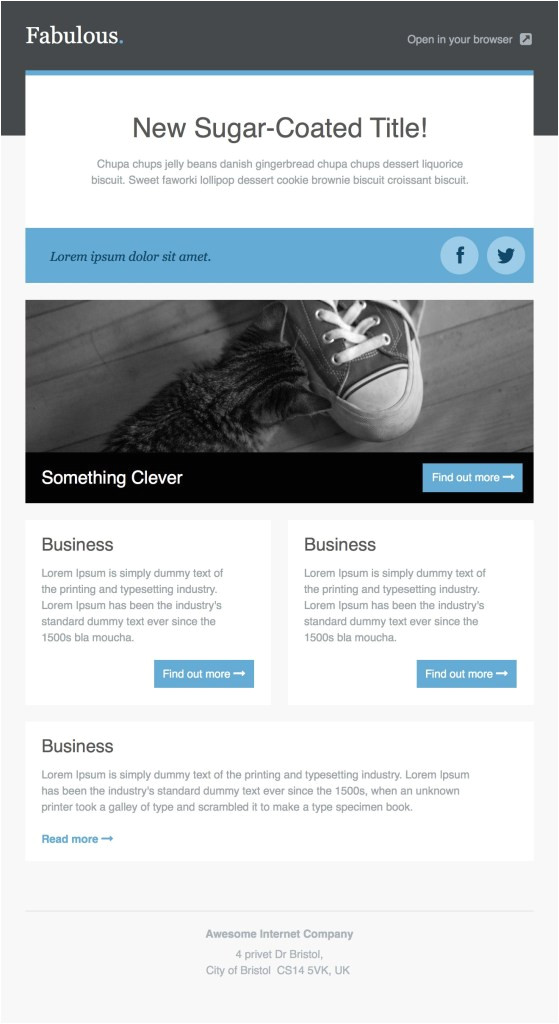 36 best email newsletter templates free psd html download