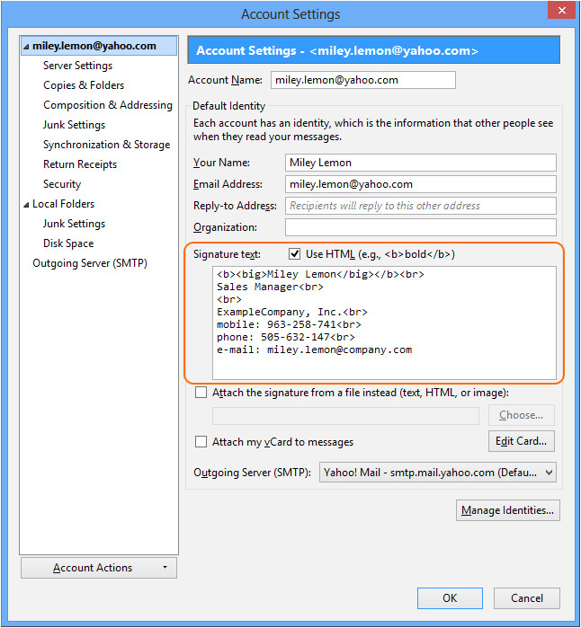 Thunderbird Email Signature Templates 1 Thunderbird Email Signature Templates How to Set Up Email Signature In Thunderbird