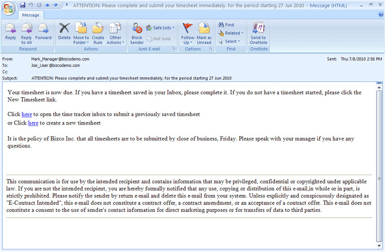 Timesheet Reminder Email Template Professional Services Billing Billing for Professional