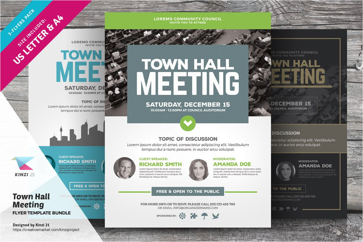 1277428 town hall meeting flyer templates