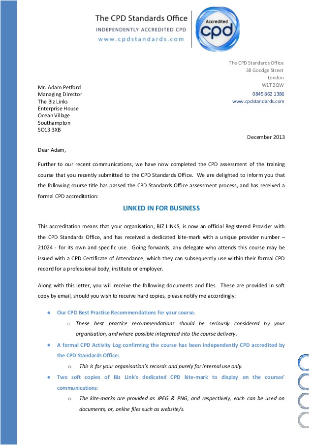 letter of cpd confirmation 21024