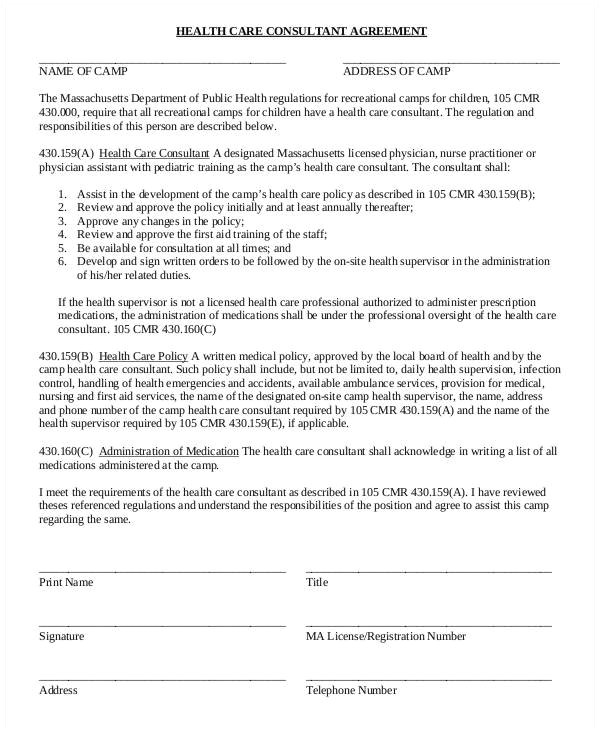 Training Consultant Contract Template 9 Training Consultant Contract Examples Pdf Examples