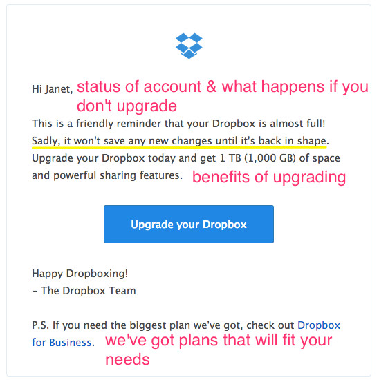 upgrade email templates