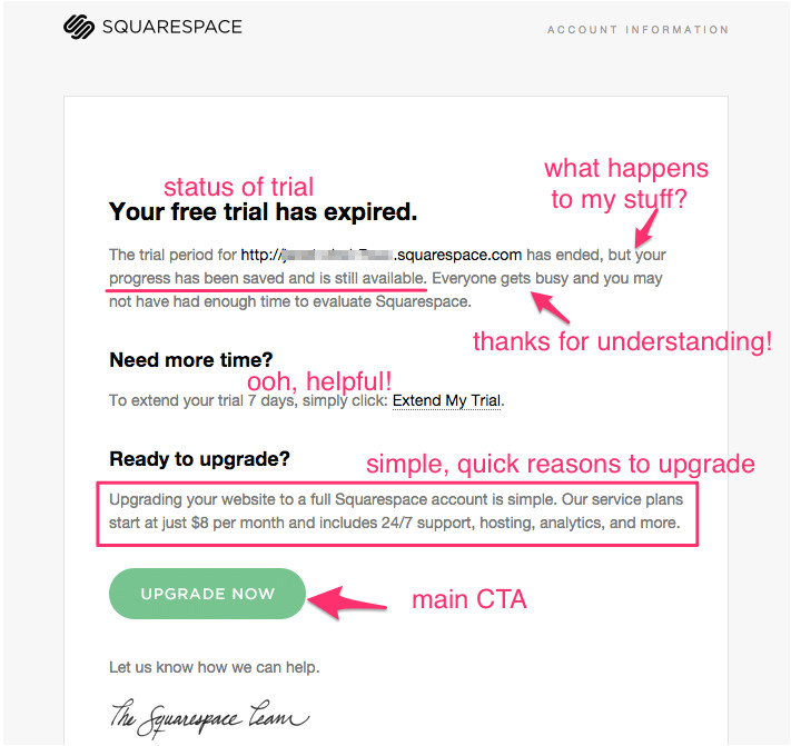 upgrade email templates