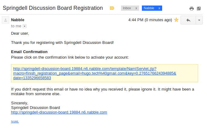 User Registration Email Template Free Support Not Receiving Registration Email for My