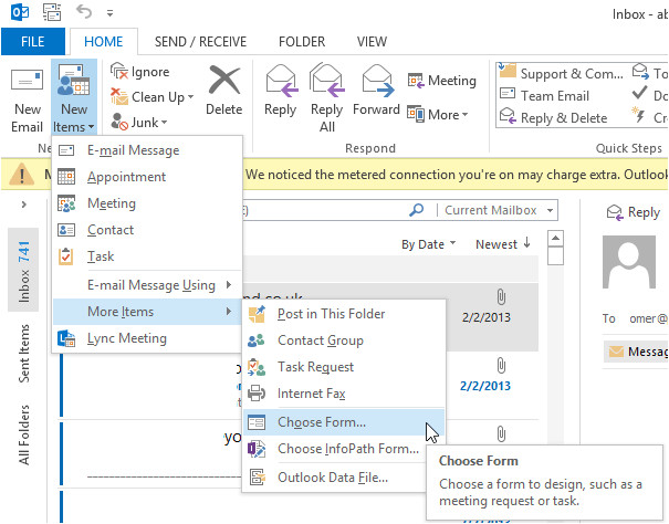 change default microsoft outlook email template