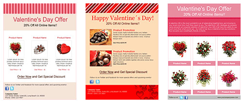valentines day email templates to share the love
