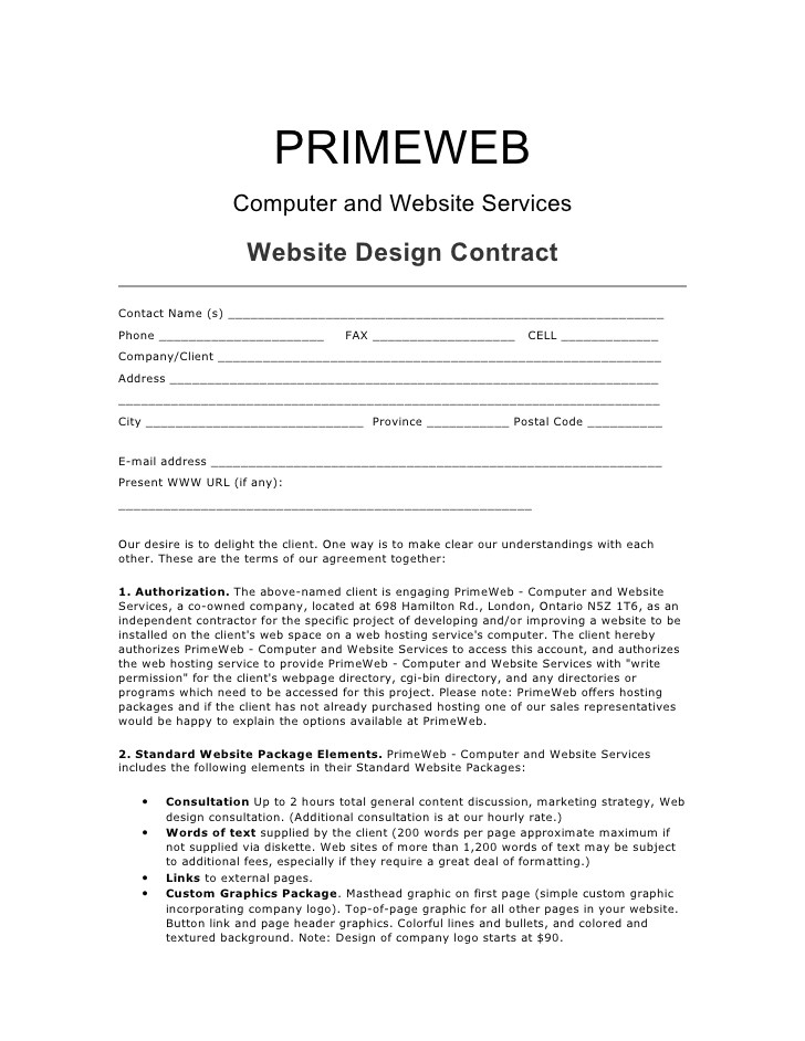 web design contract 3860396