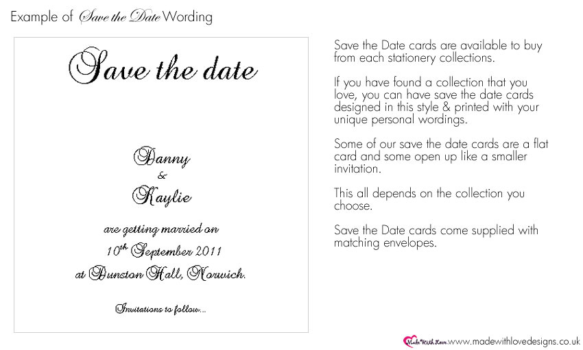 witem save the date wording