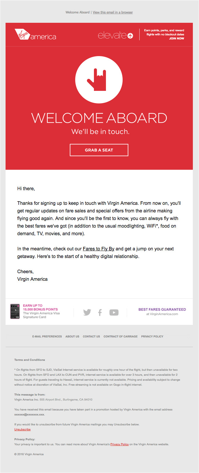 welcome email template design examples