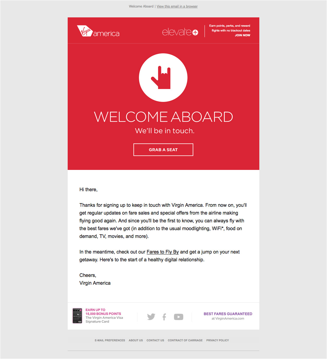 welcome email examples