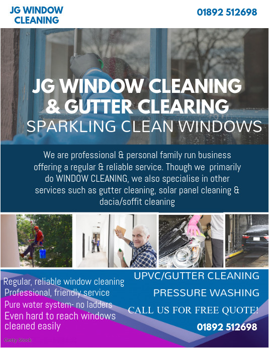 professional window cleaning flyer template