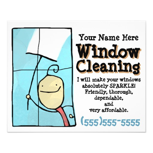 window cleaning promotional marketing sales flyer 244074158242615342