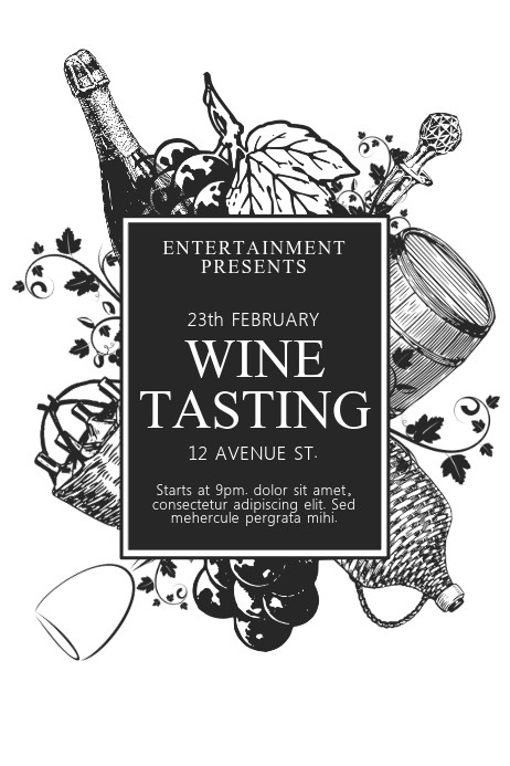Wine Tasting event Flyer Template Free 1 Wine Tasting event Flyer Template Free Wine Tasting Flyer Template Postermywall