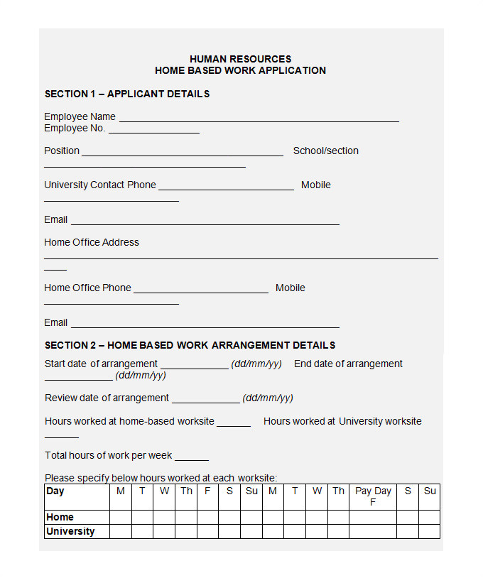 Work From Home Contract Template Hr Agreement Template 16 Free Word Pdf Document