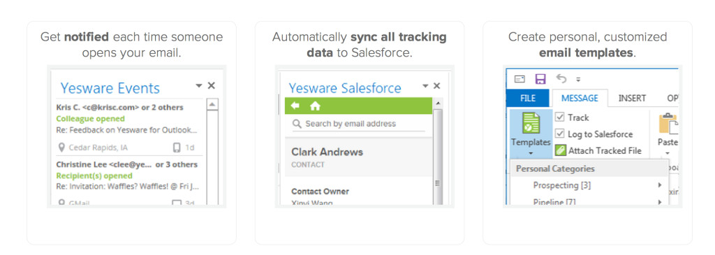 new yesware sales tool