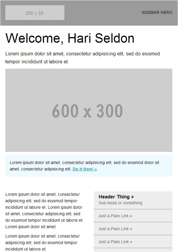 Zurb Email Template 600 Free Email Templates Jumpstart Your Email Design