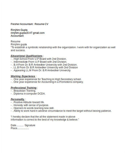 Accounting Student Resume No Experience Awesome Accounting Student Resume with No Experience
