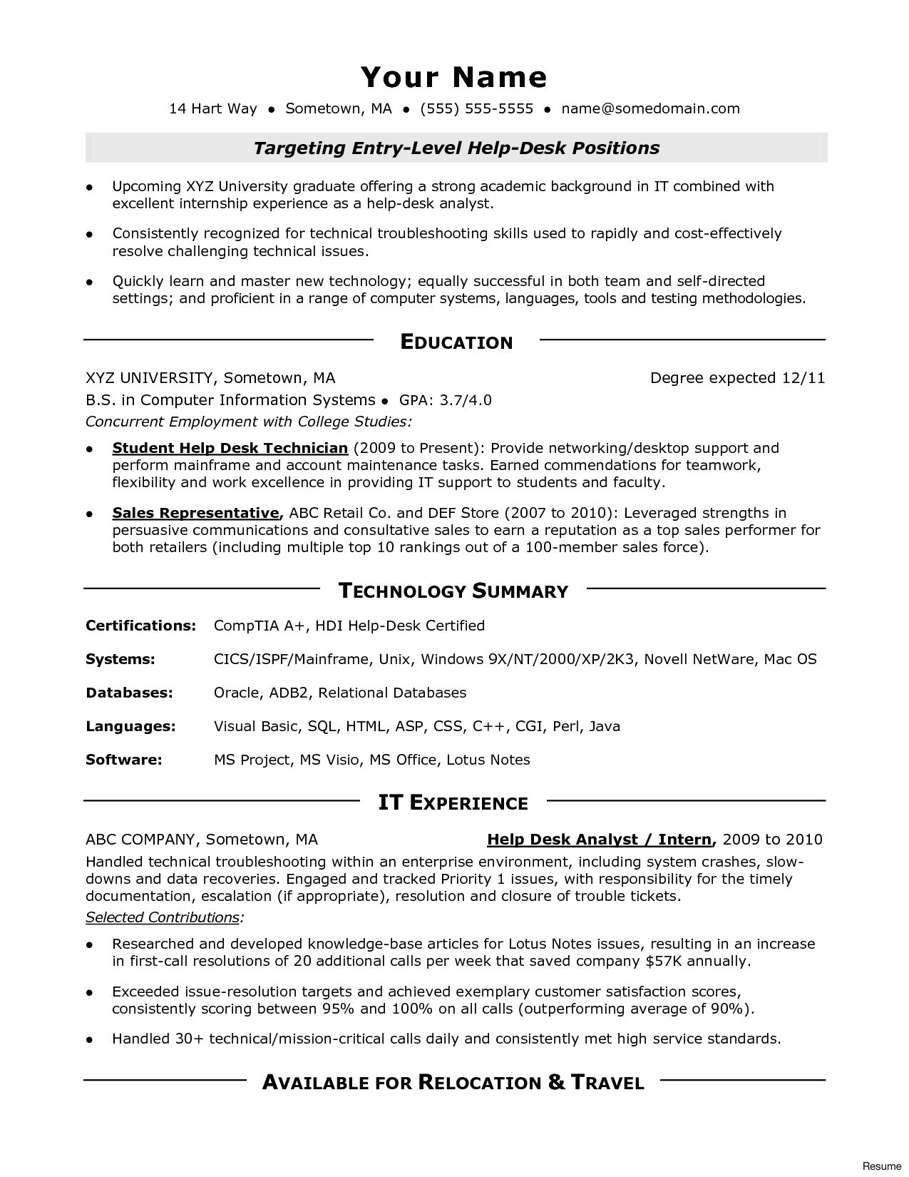 powershell sample resume