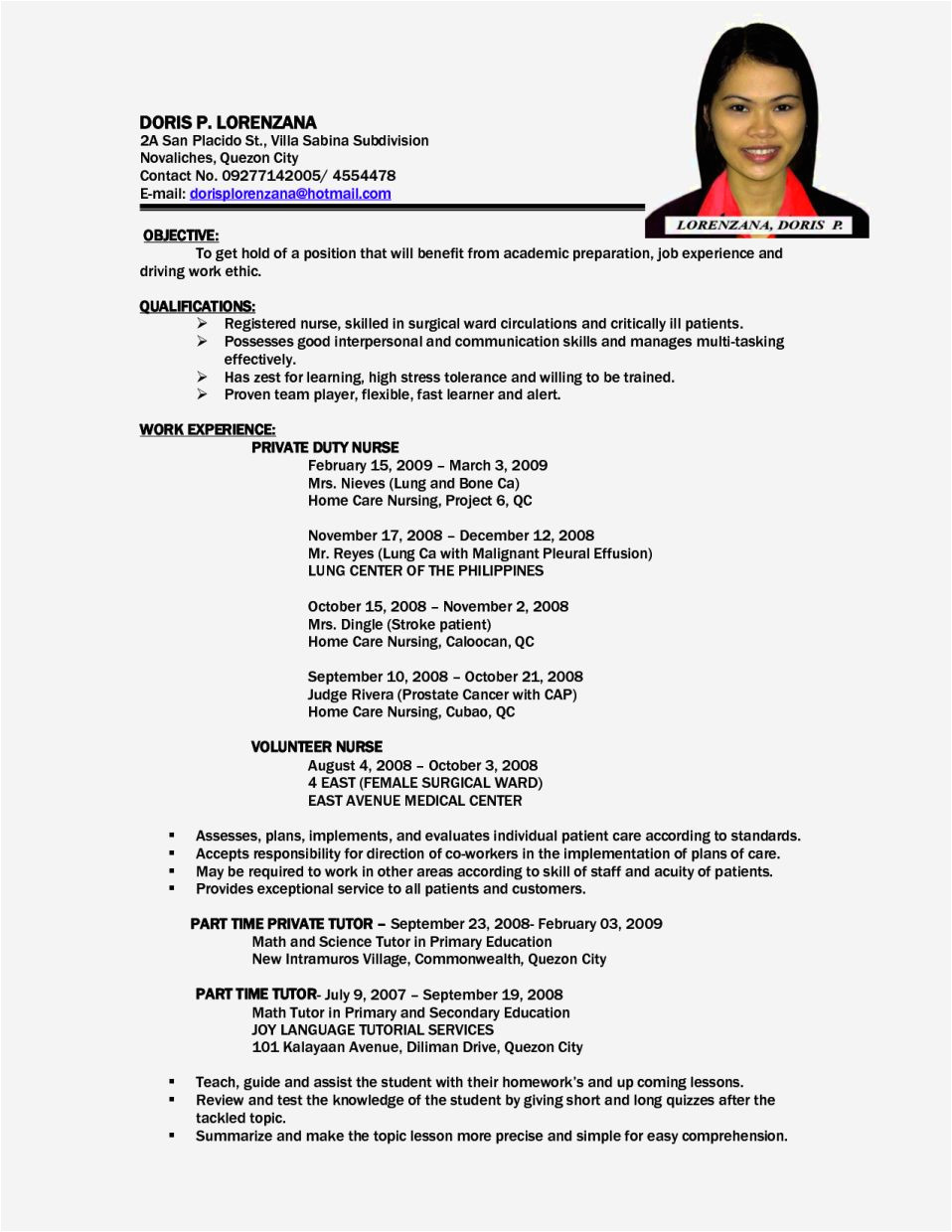 contoh job description pdf