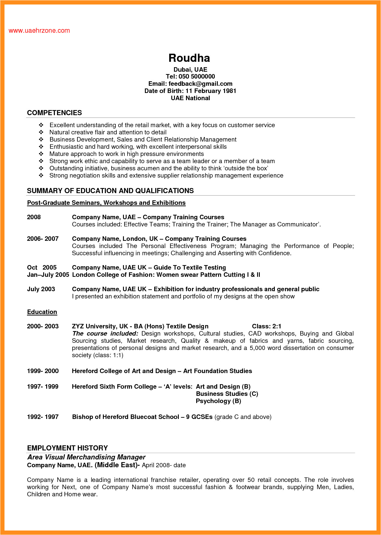 9 10 basic resume examples for retail jobs