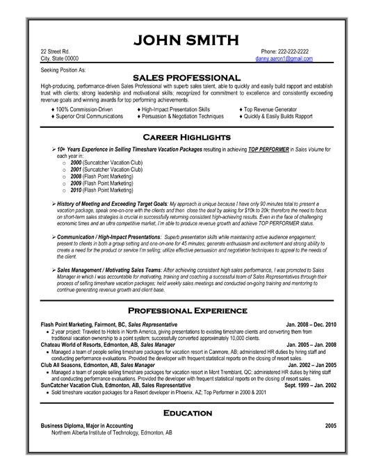 best sales resume templates samples