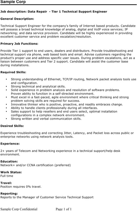 technical resume templates
