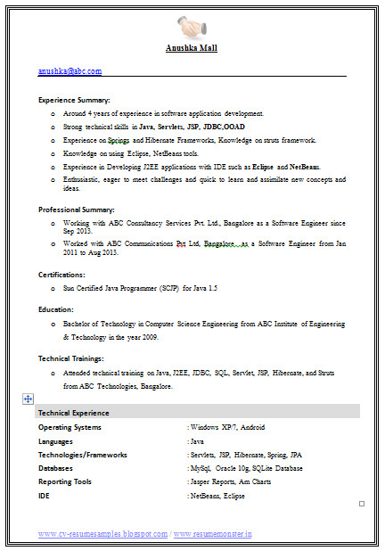 best engineer resume format download