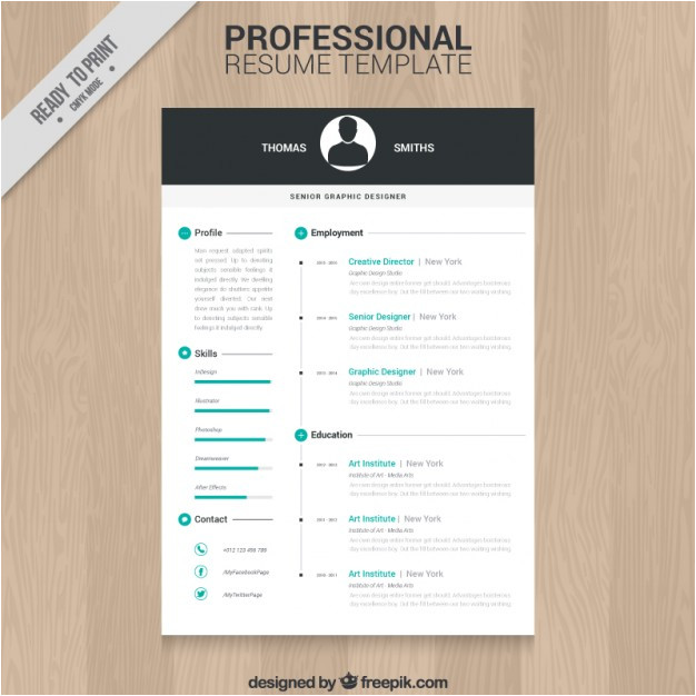 professional resume template 837838