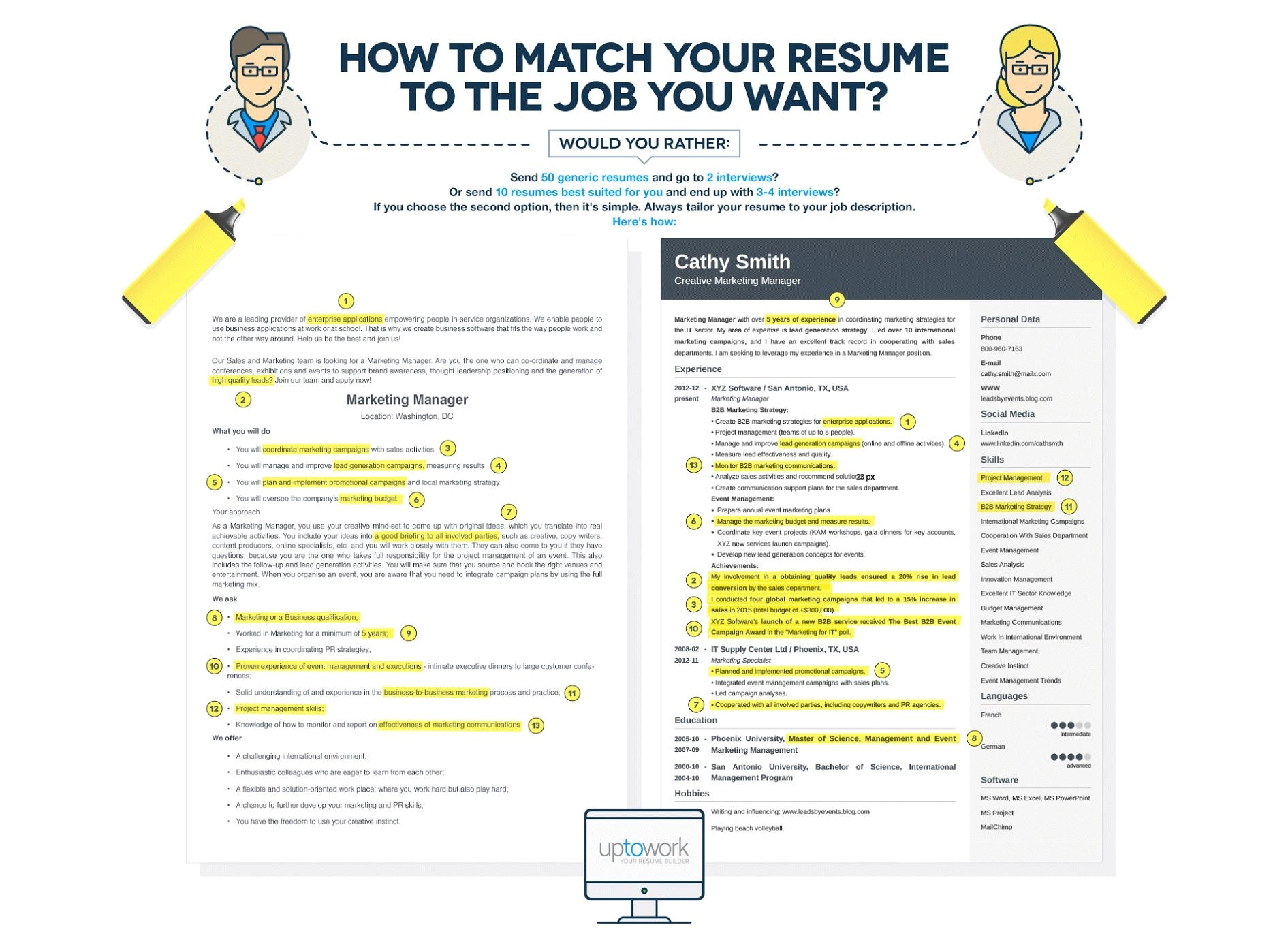 how to do a resume for a job