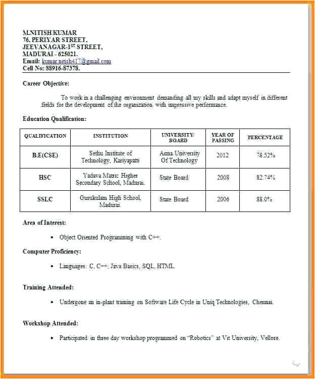 Job Interview Resume format Pdf Job Interview 3 Resume format Job Resume format Free