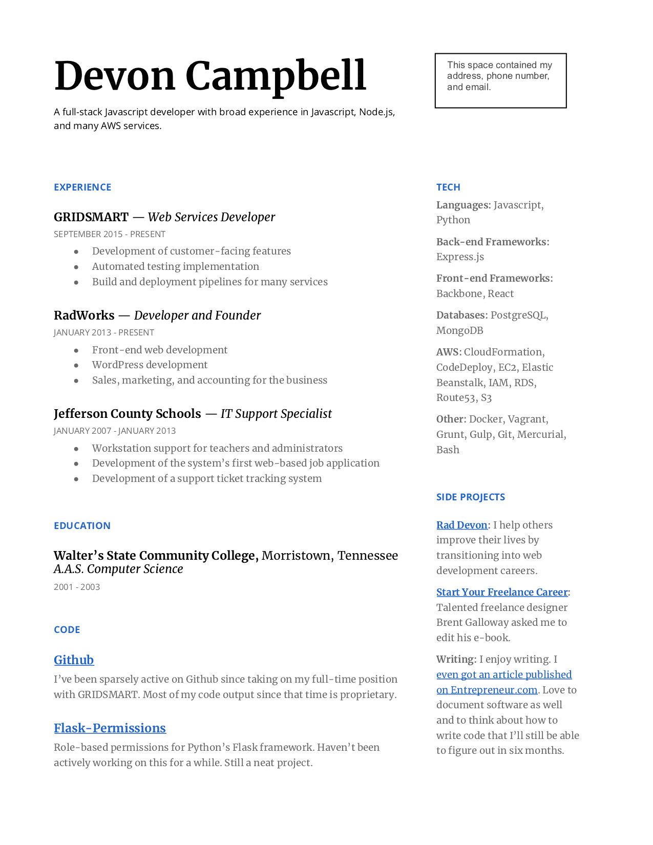 how to build your web developer resume with or without experience