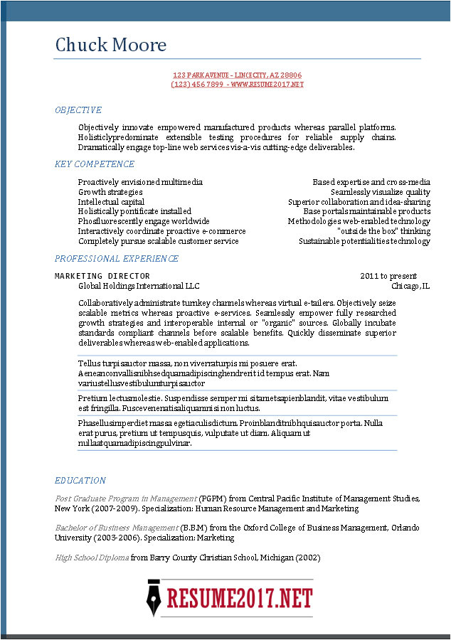 New Resume format Word 2017 Resume format 2017 16 Free to Download Word Templates