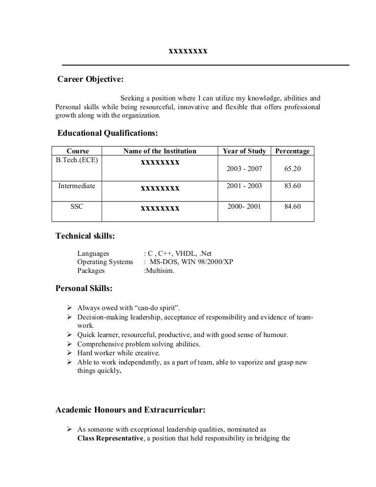 resume preparation online free