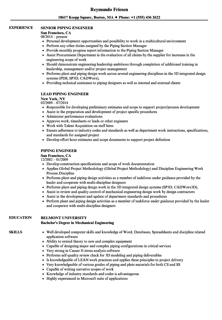 Doc engineer job resume rfic