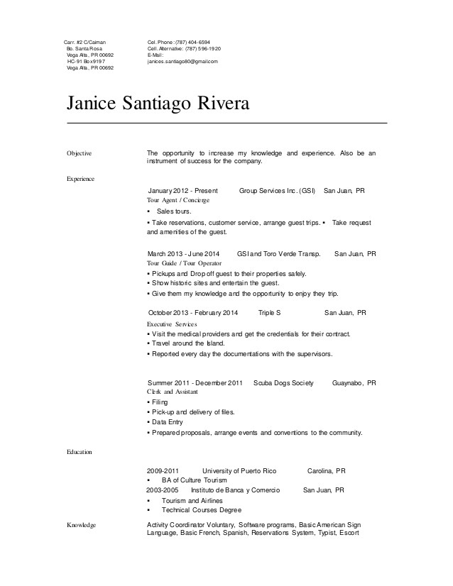 janice santiago profesional resume 46498007